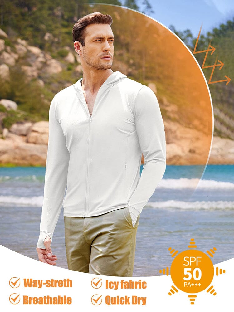Sun Protection UPF 50+ Mit Kapuze Hemd (US Only)