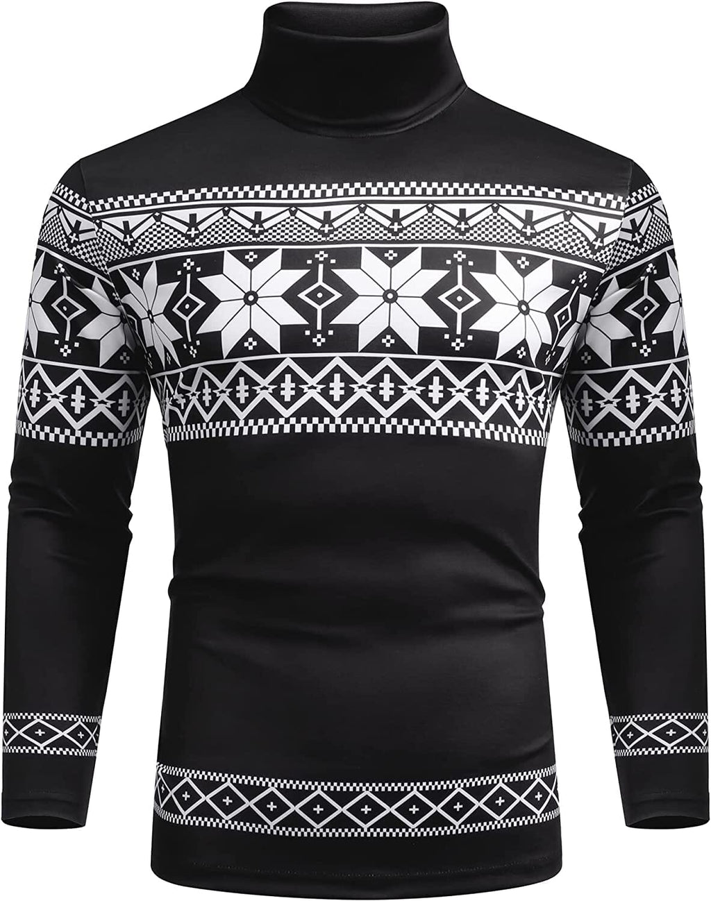 Slim Fit Basic Rollkragen Strick Pullover Pullover