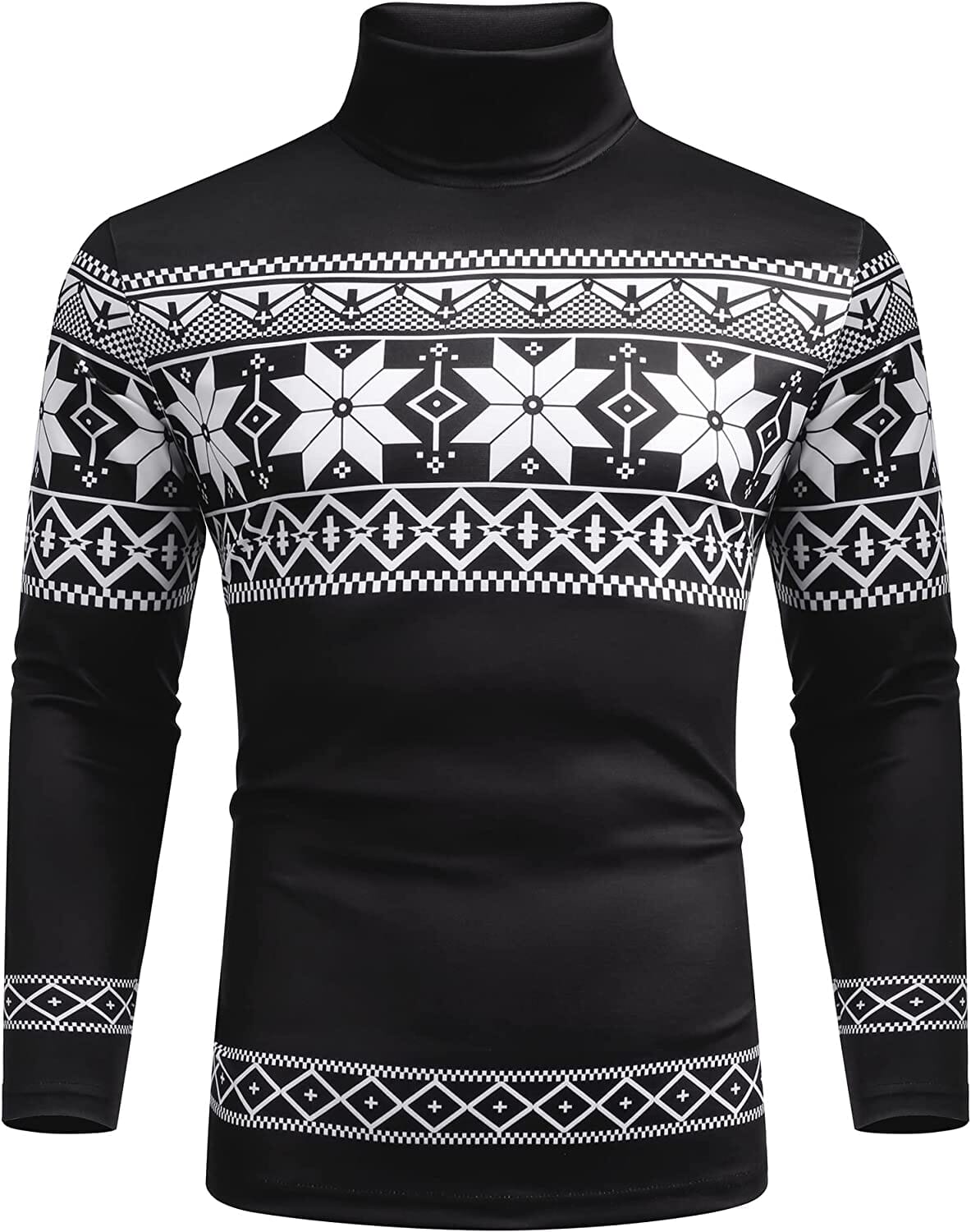 Slim Fit Basic Rollkragen Strick Pullover Pullover