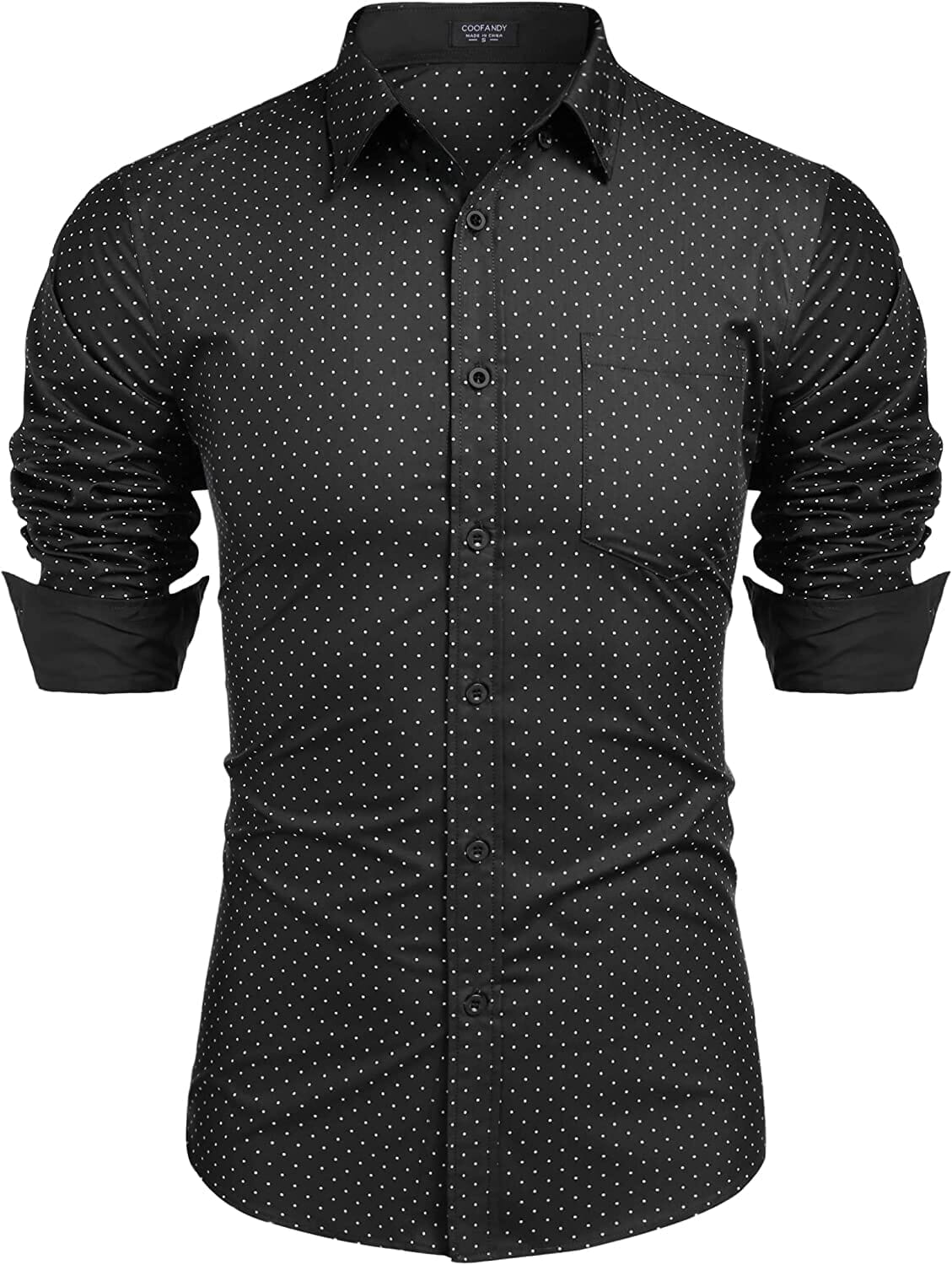 Men's Casual Lang Ärmel Hemd (US Only)