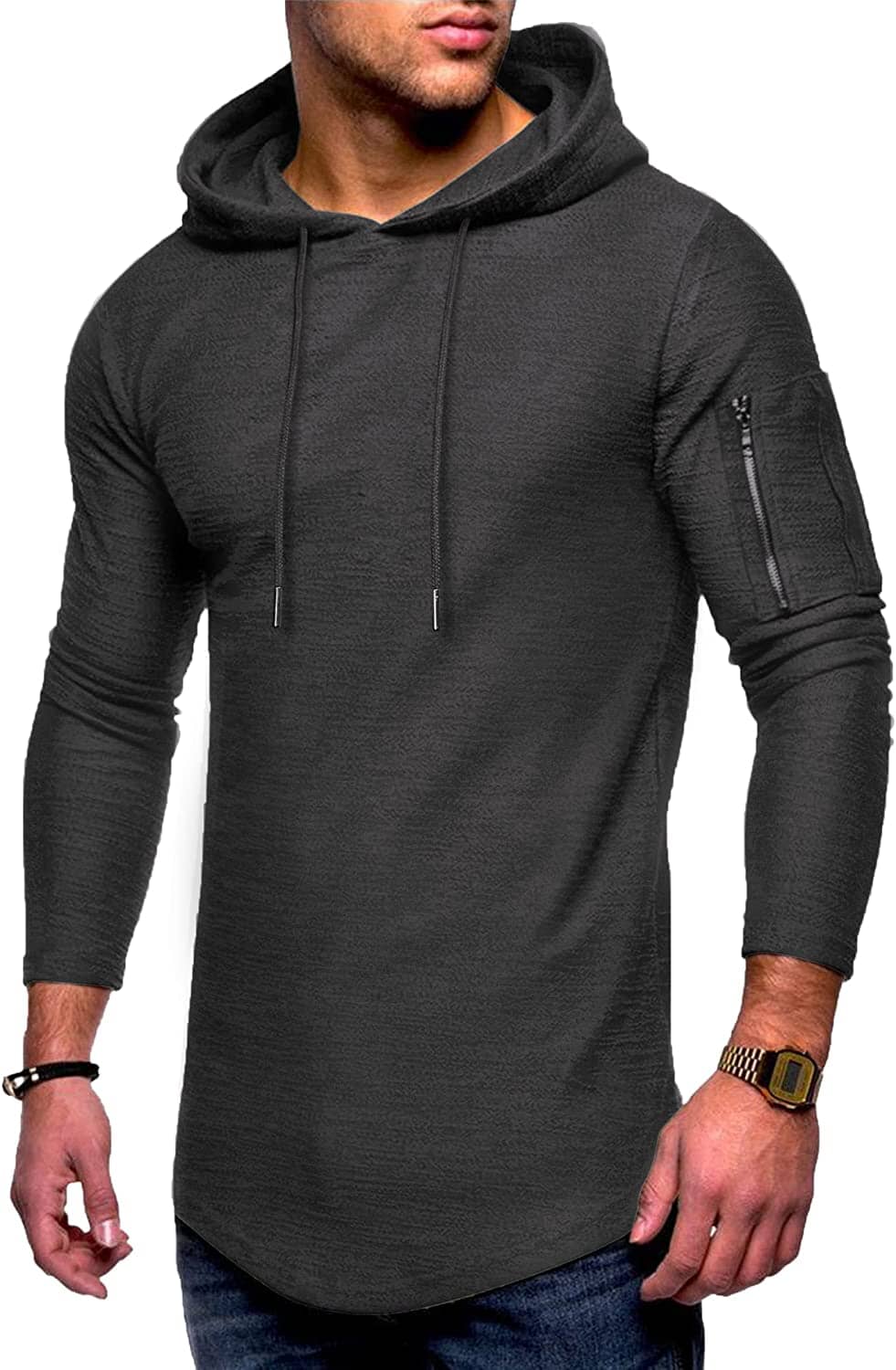Uni Color Athletisch Hoodie