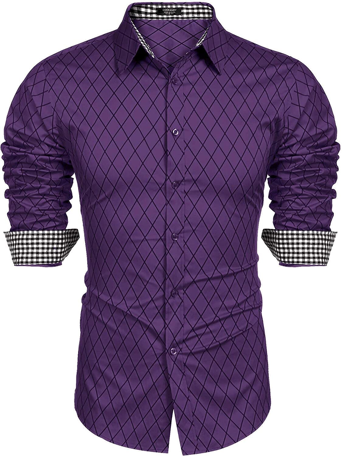 Business Lang Ärmel Slim Fit Dress Hemd