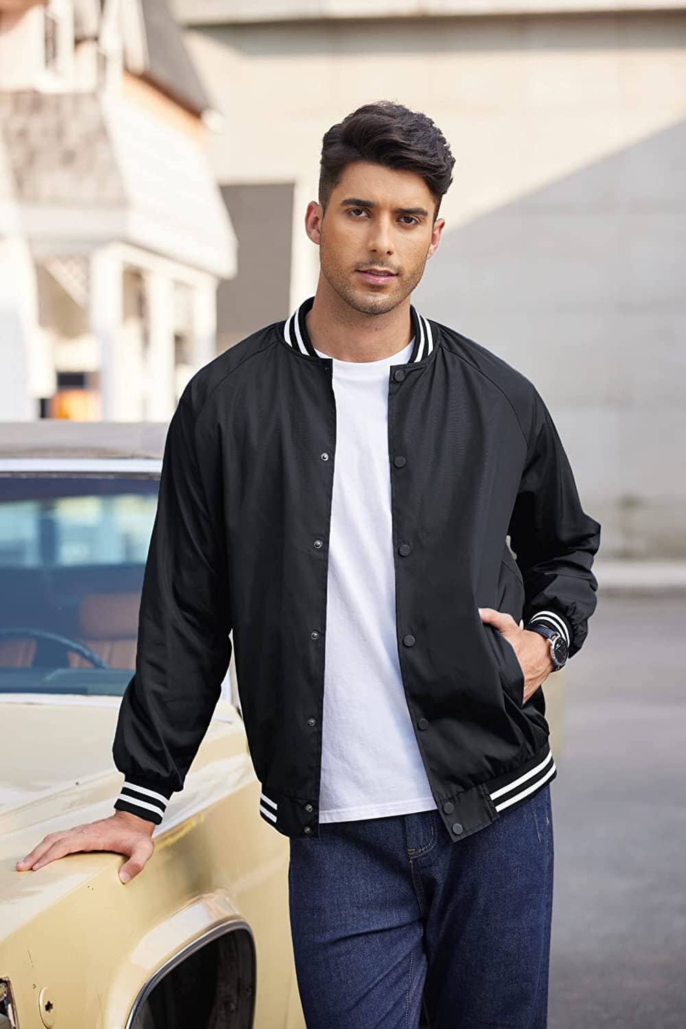 Varsity Lightweight Baseball Bomber Jacken