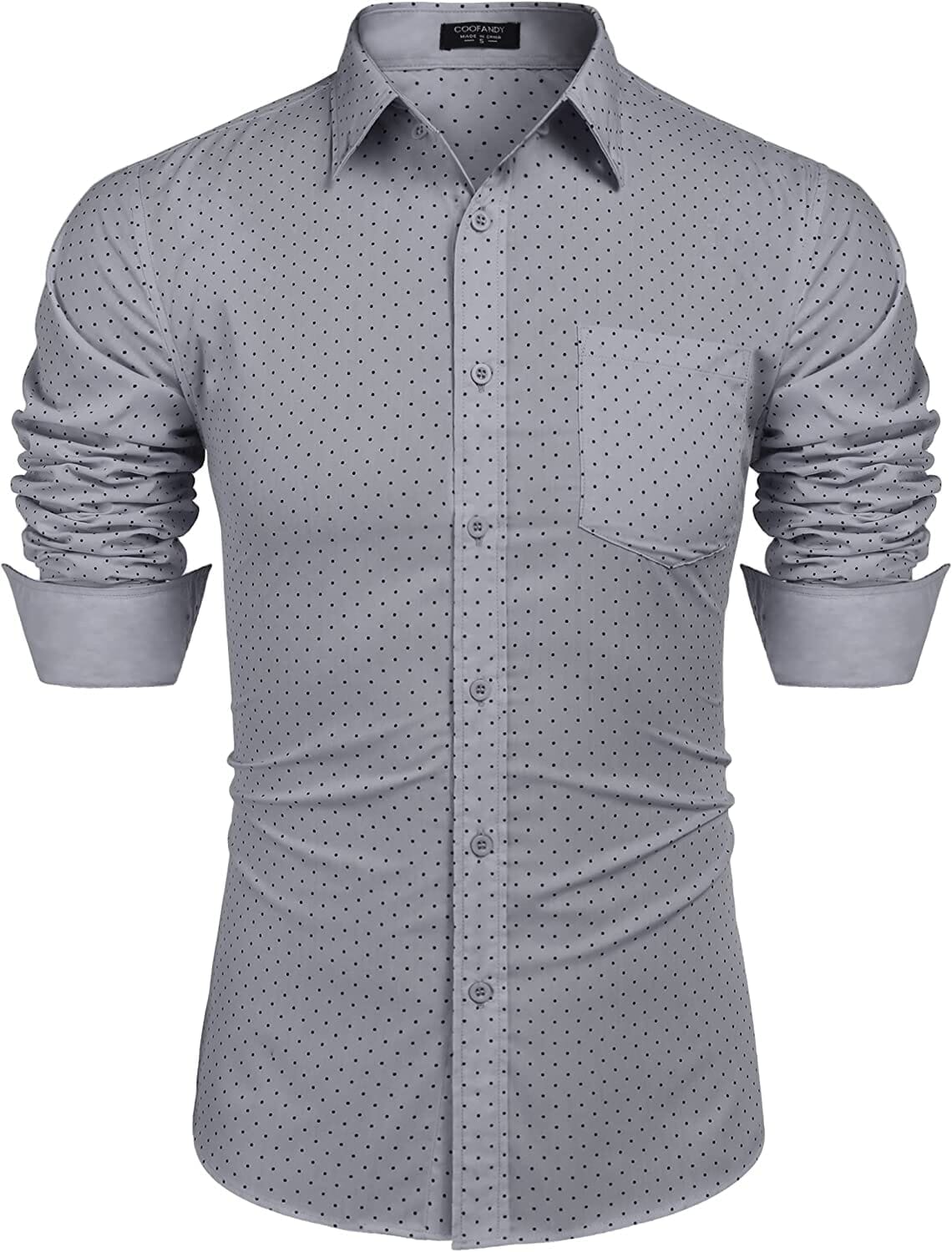 Men's Casual Lang Ärmel Hemd (US Only)