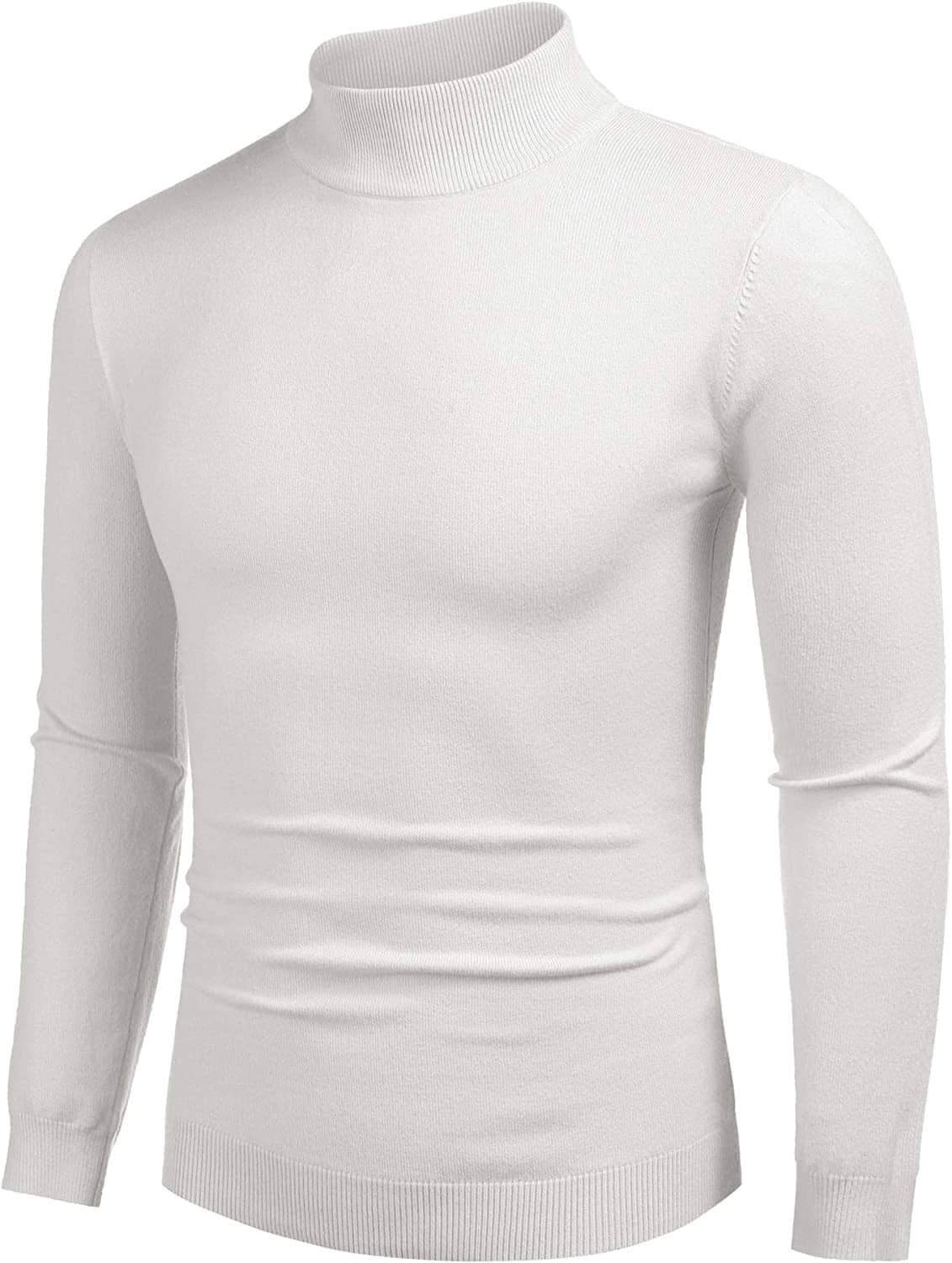 Rollkragen Pullover Basic Strick Thermal Pullover