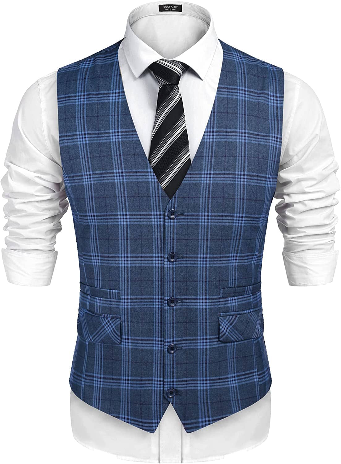Slim Fit Business Anzug Weste