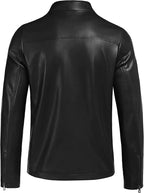 Motorcycle Leather Lightweight Jacke Mantel