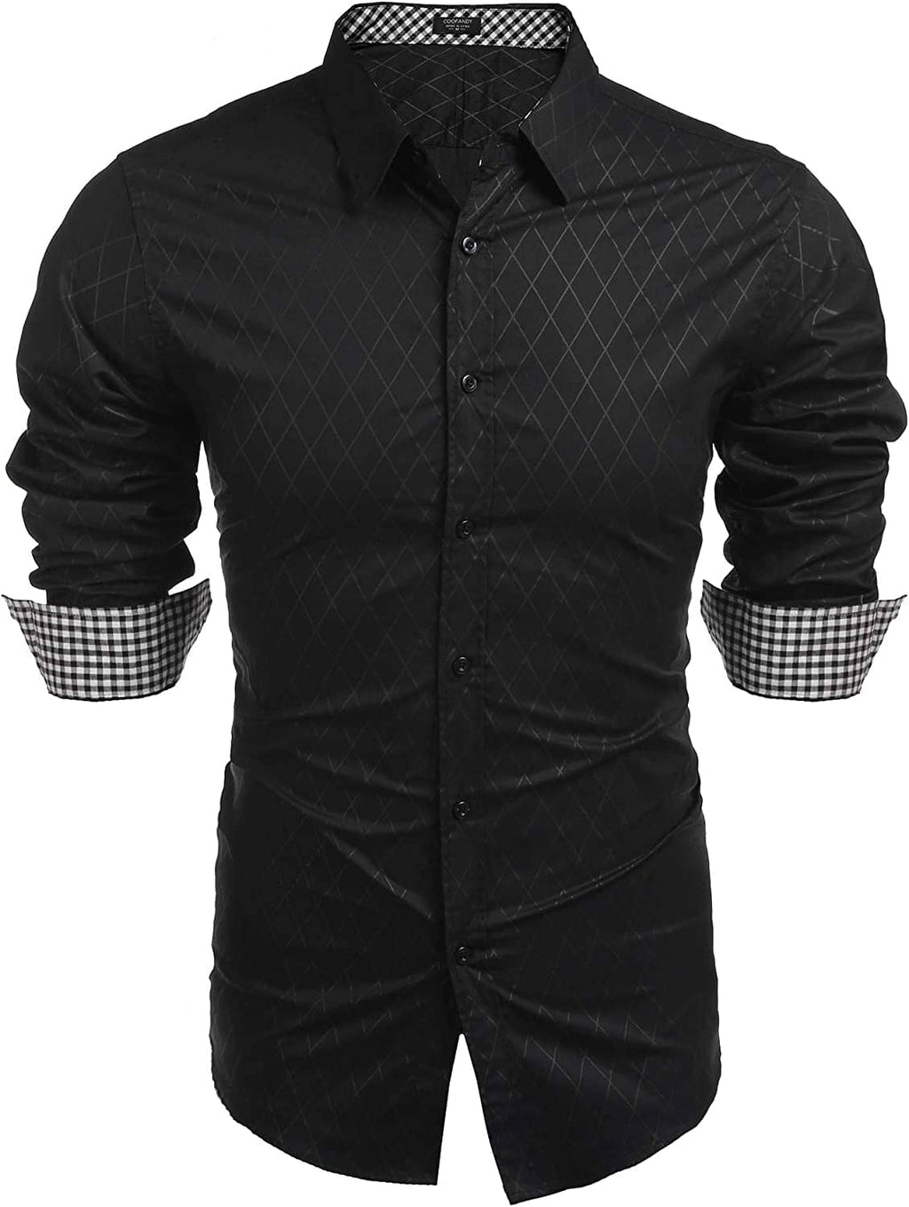 Business Lang Ärmel Slim Fit Dress Hemd