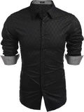 Business Lang Ärmel Slim Fit Dress Hemd