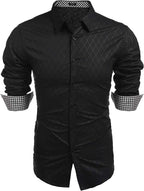 Business Lang Ärmel Slim Fit Dress Hemd