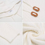 Uni Strick Pullover Mit Kapuze Sweatshirt