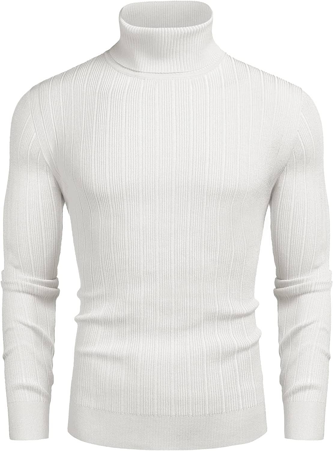 Slim Fit Strick High Neck Pullover Pullover