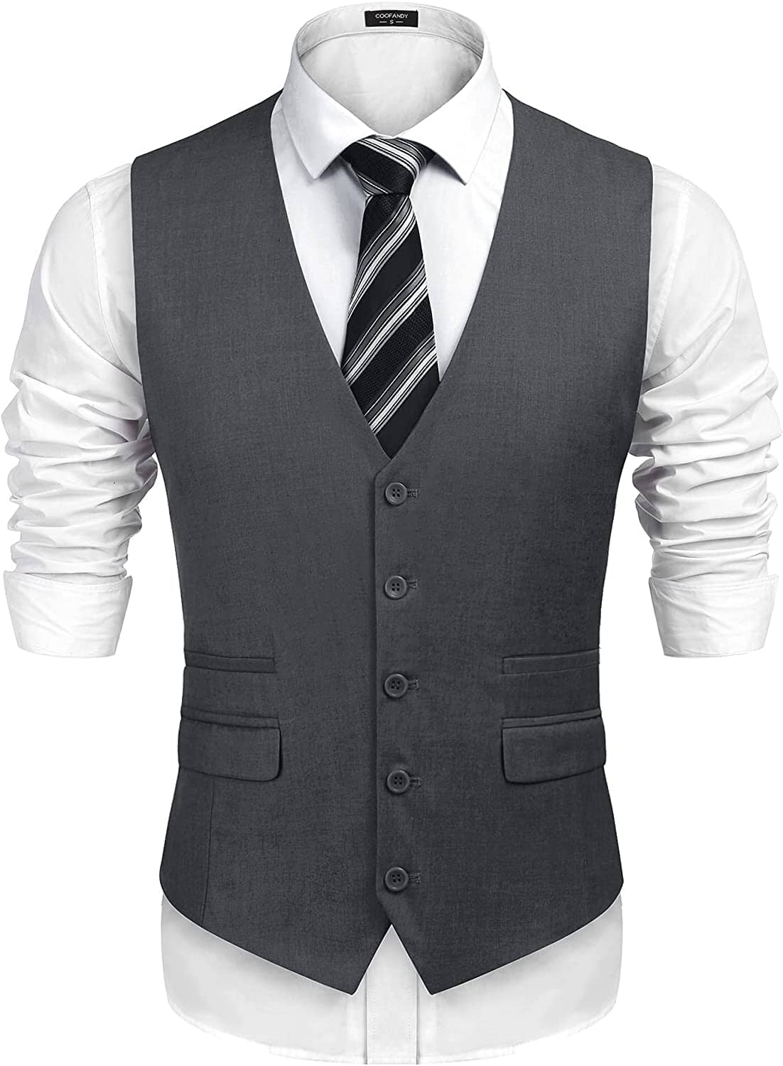 Slim Fit Business Anzug Weste
