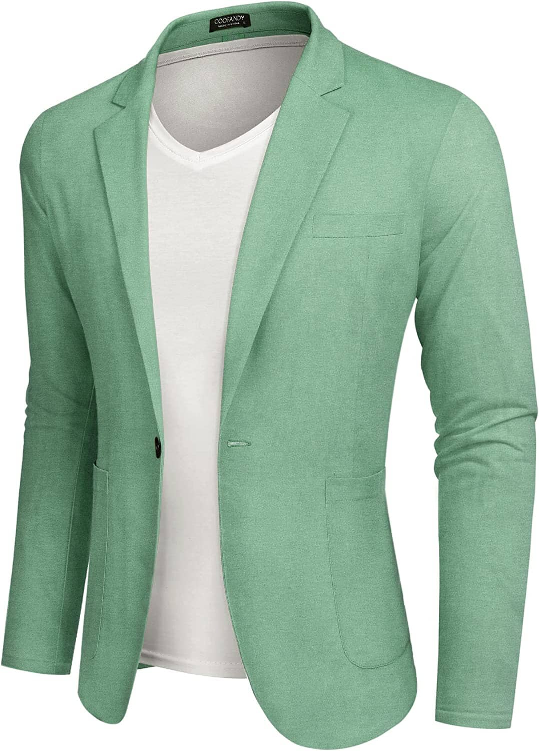 Casual Regular Fit Lightweight Leinen Blazer