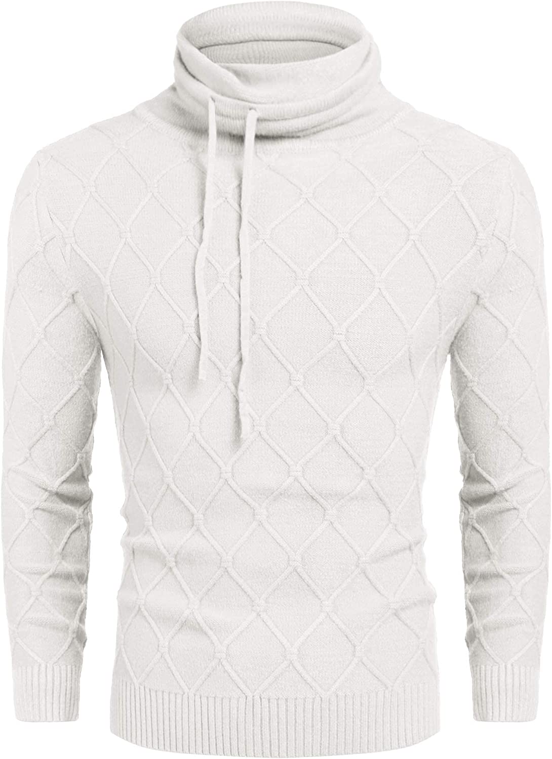 Men's Strick Rollkragen Pullover Casual Thermal Lang Ärmel Pullover