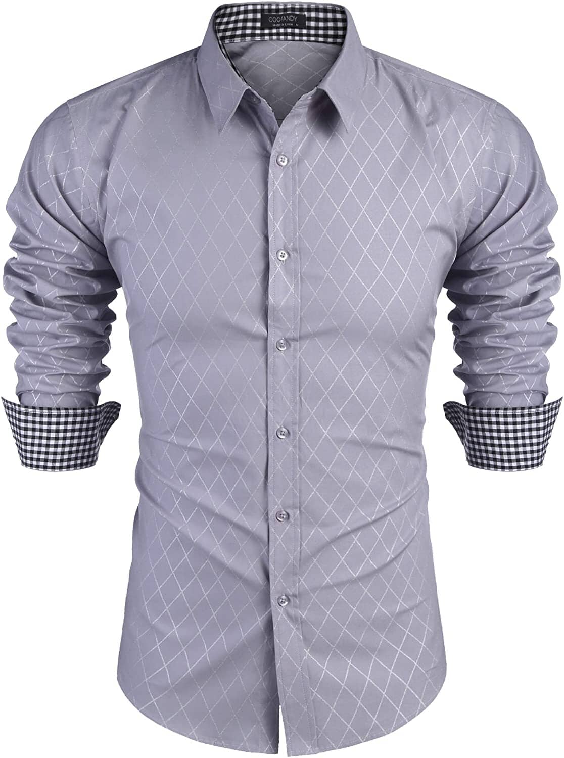 Business Lang Ärmel Slim Fit Dress Hemd