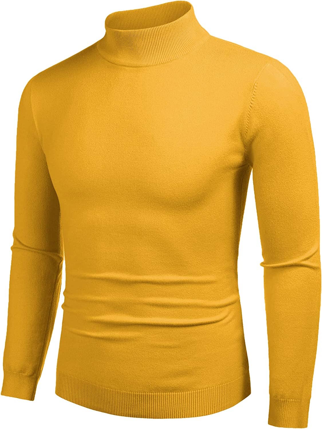 Rollkragen Pullover Basic Strick Thermal Pullover