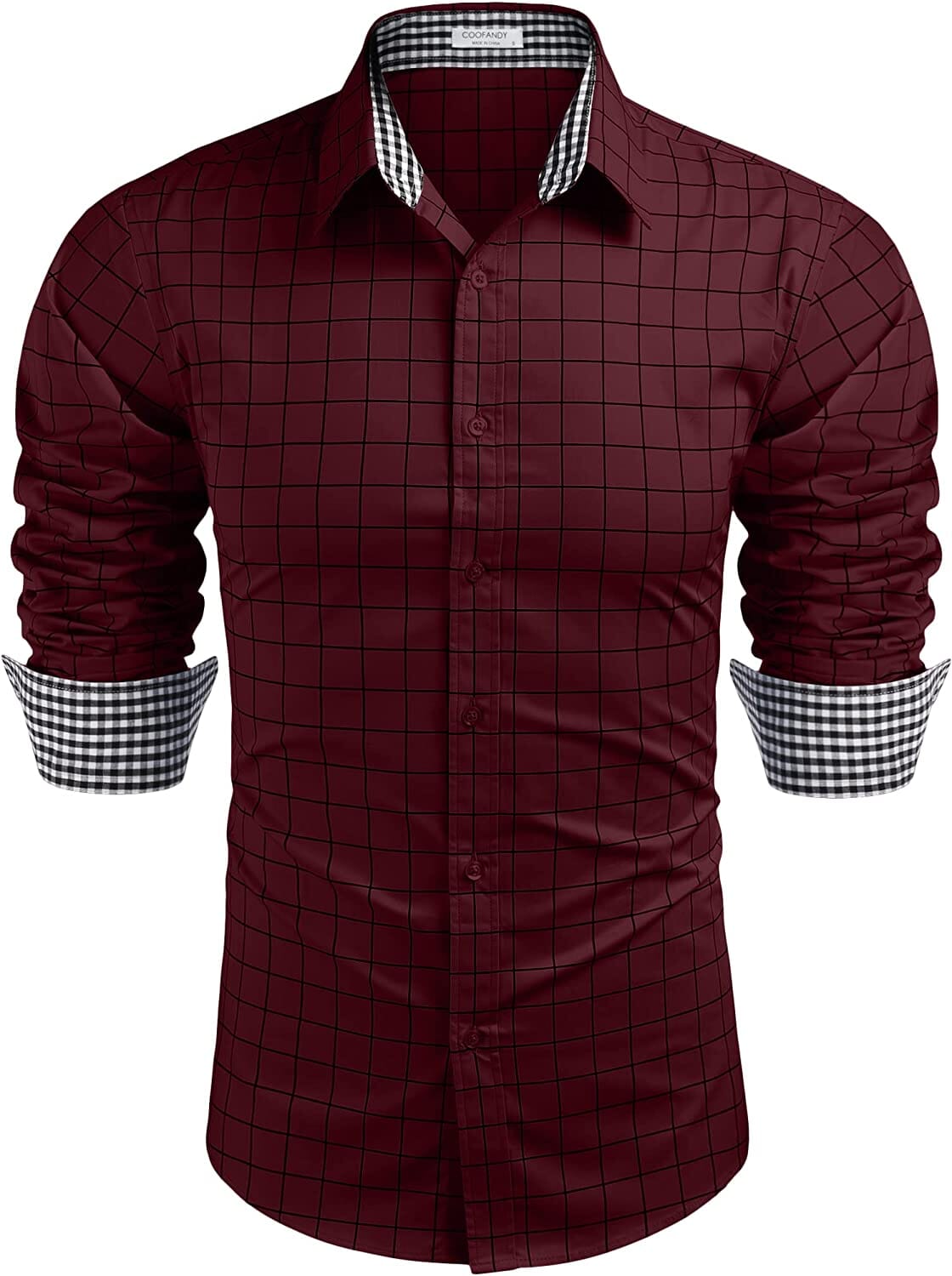 Business Lang Ärmel Slim Fit Dress Hemd