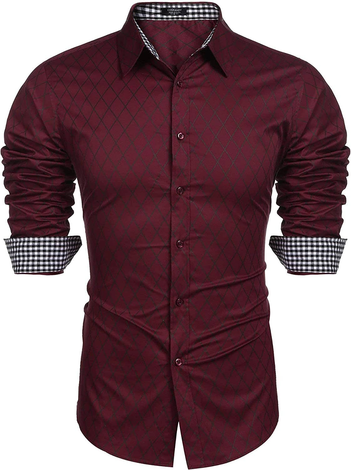 Business Lang Ärmel Slim Fit Dress Hemd