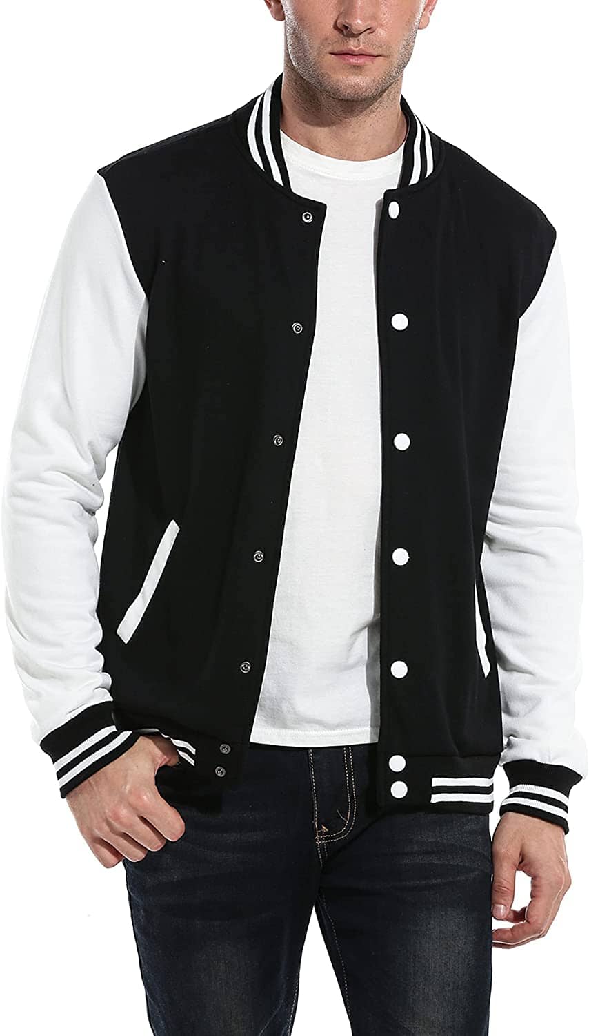 Fashion Varsity Baumwolle Bomber Jacken