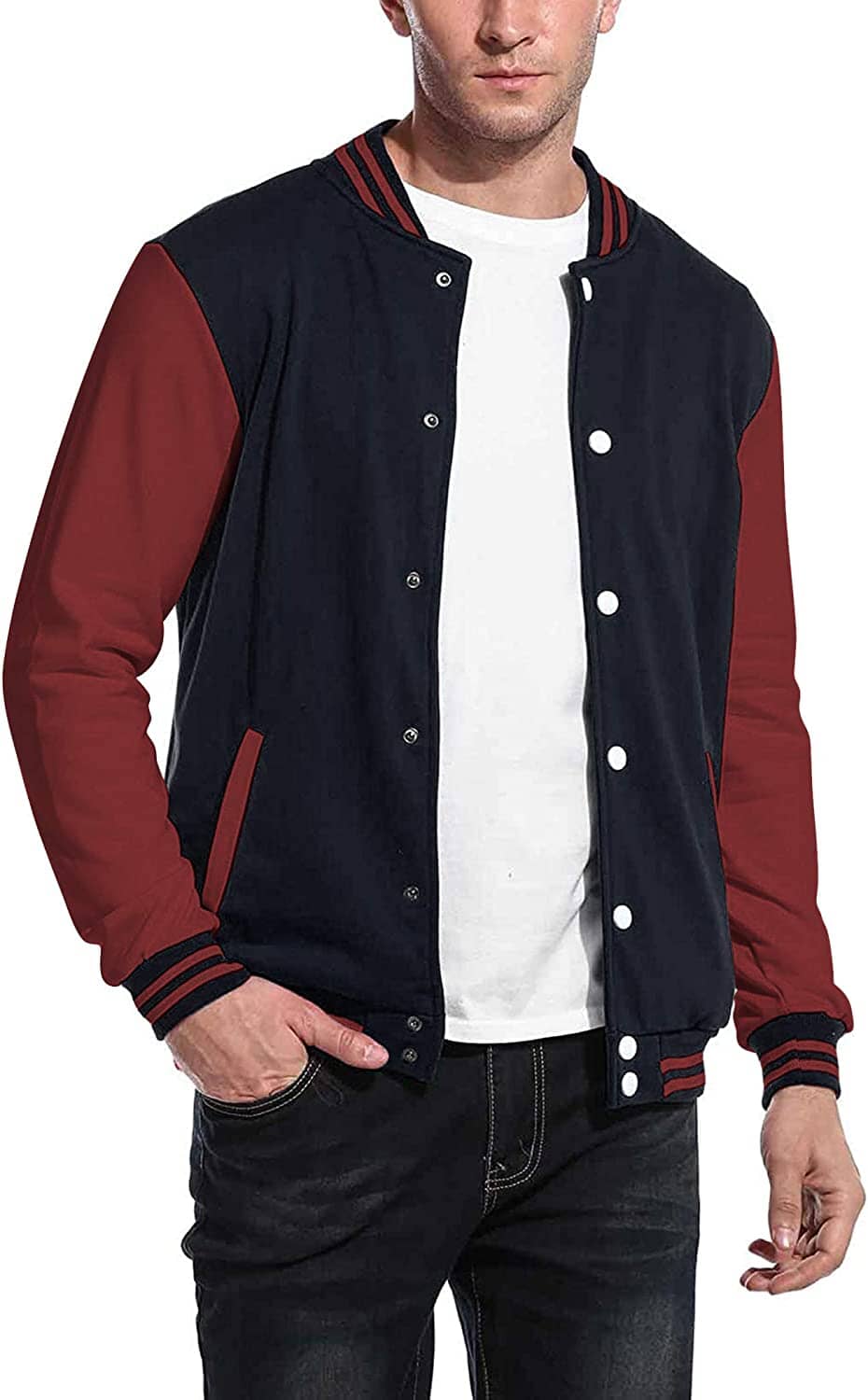 Fashion Varsity Baumwolle Bomber Jacken