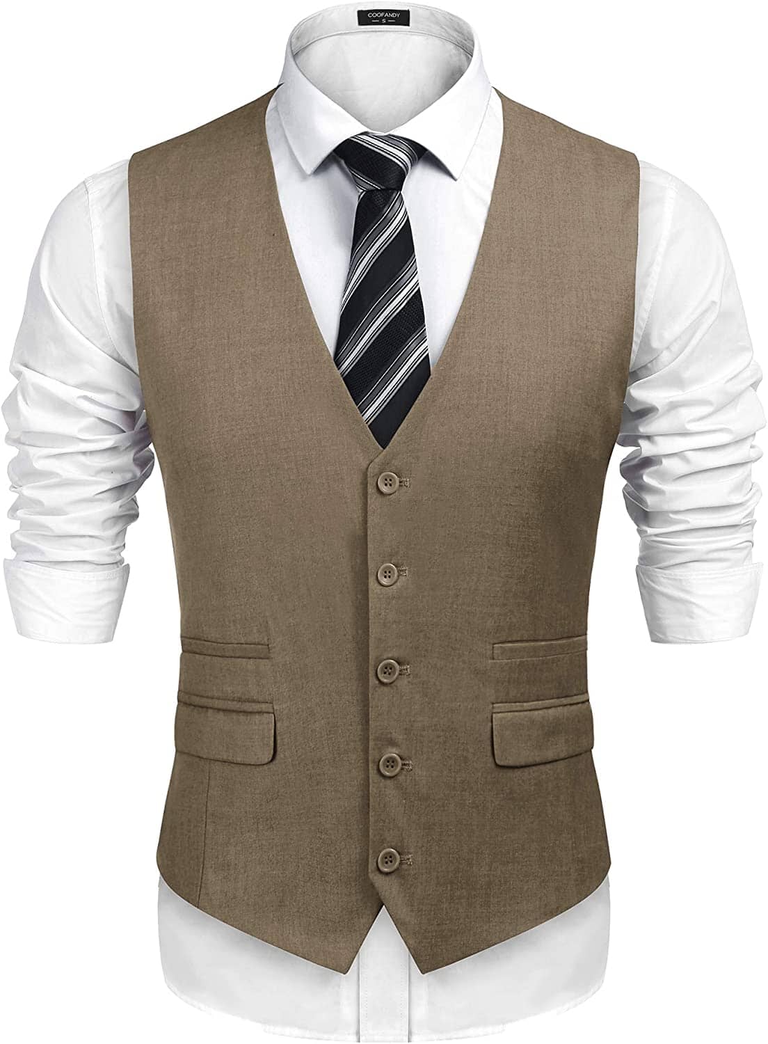 Slim Fit Business Anzug Weste
