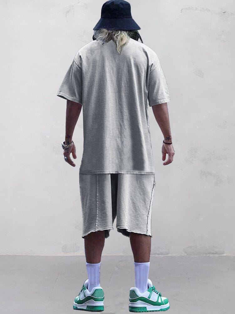 Casual Uni Color Trainingsanzüge Set
