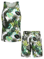 Hawaii Blumen Tank Top Holiday Set