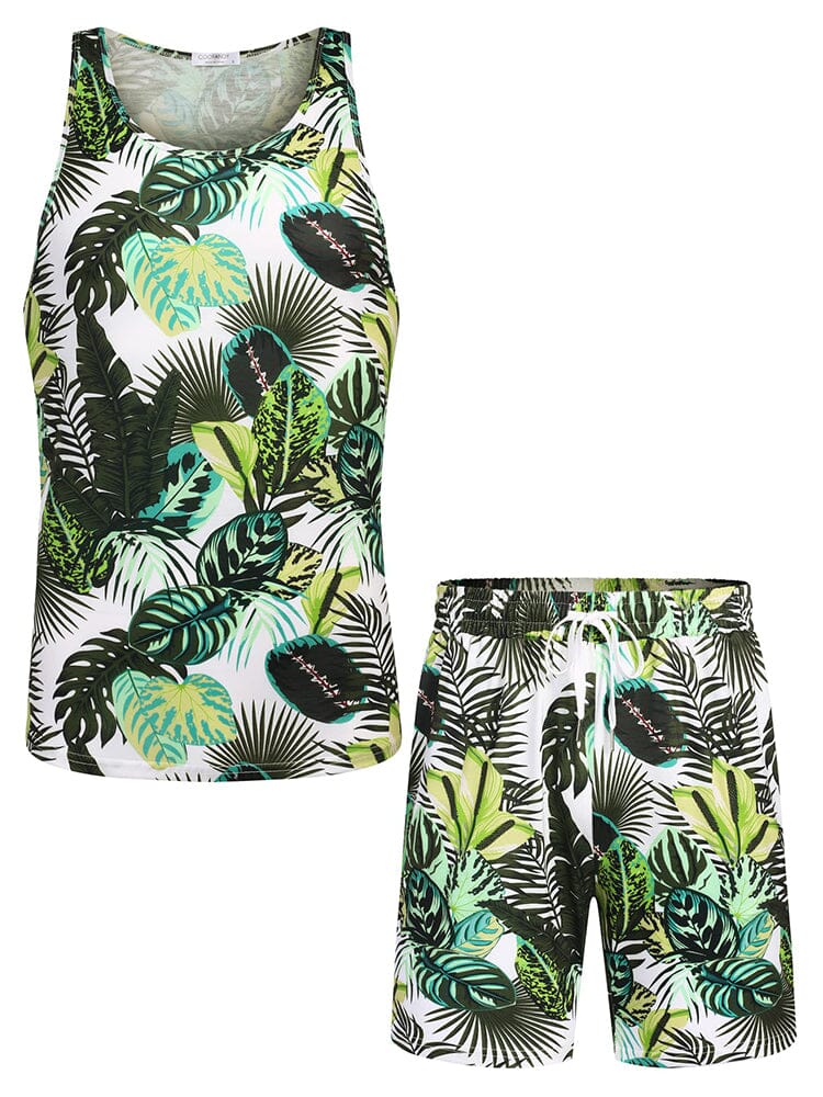 Hawaii Blumen Tank Top Holiday Set