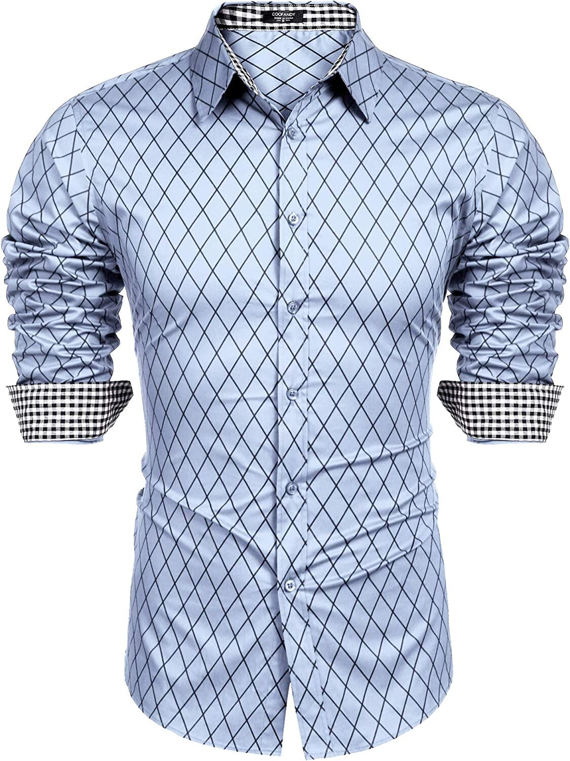 Business Lang Ärmel Slim Fit Dress Hemd