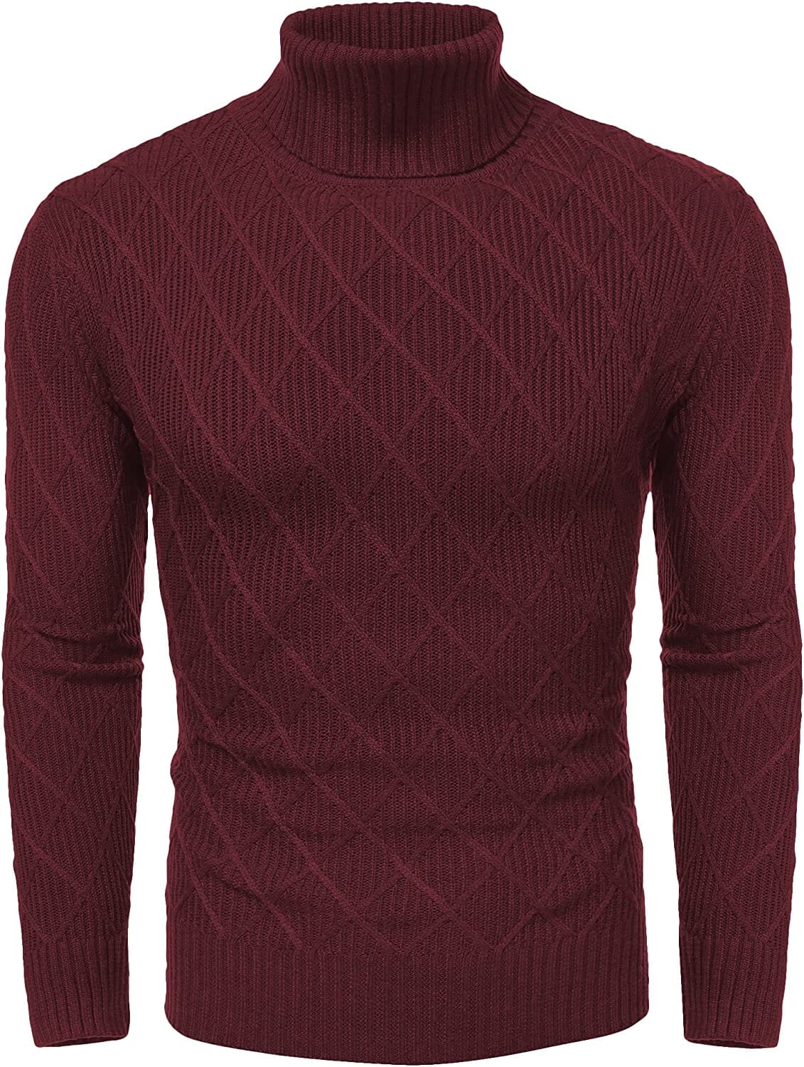 Slim Fit Dick Baumwolle Pullover Rollkragen Pullover