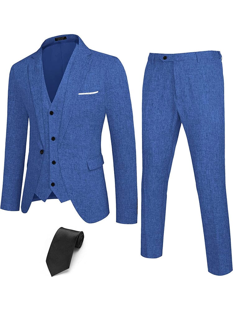 4-Teil One Knopf Blazer Anzug Sets