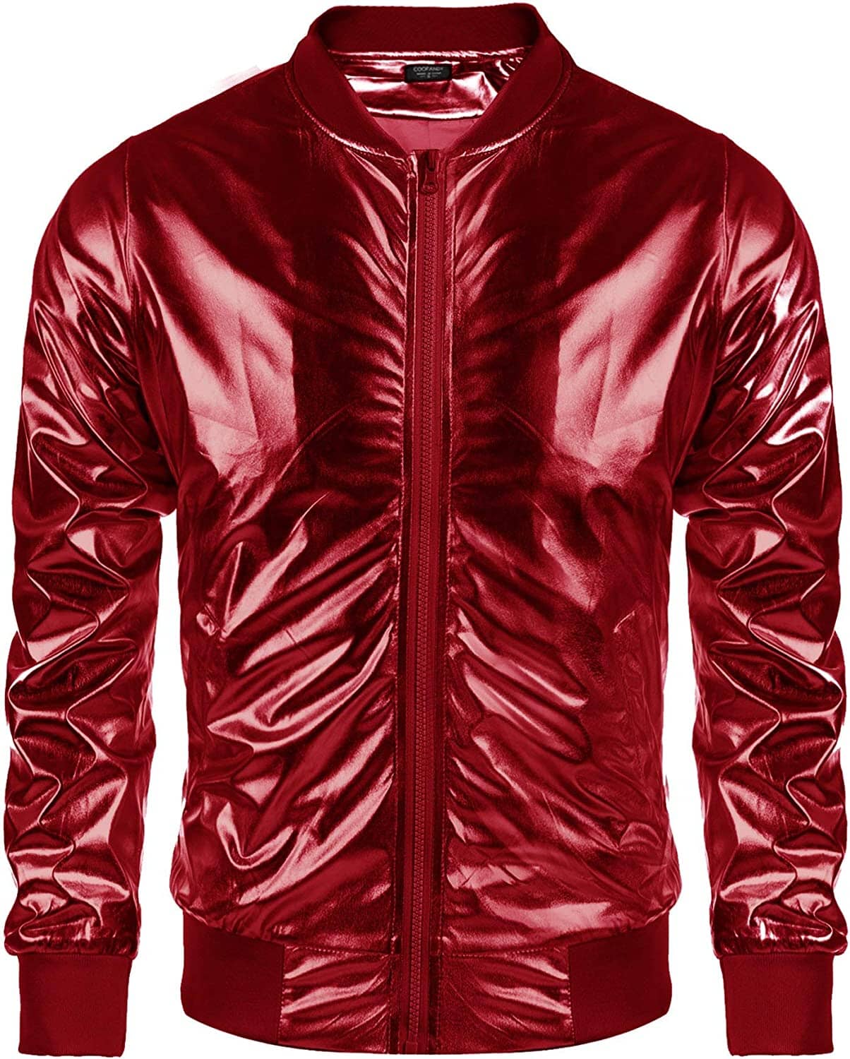 70s Disco Christmas Party Zip-up Jacke