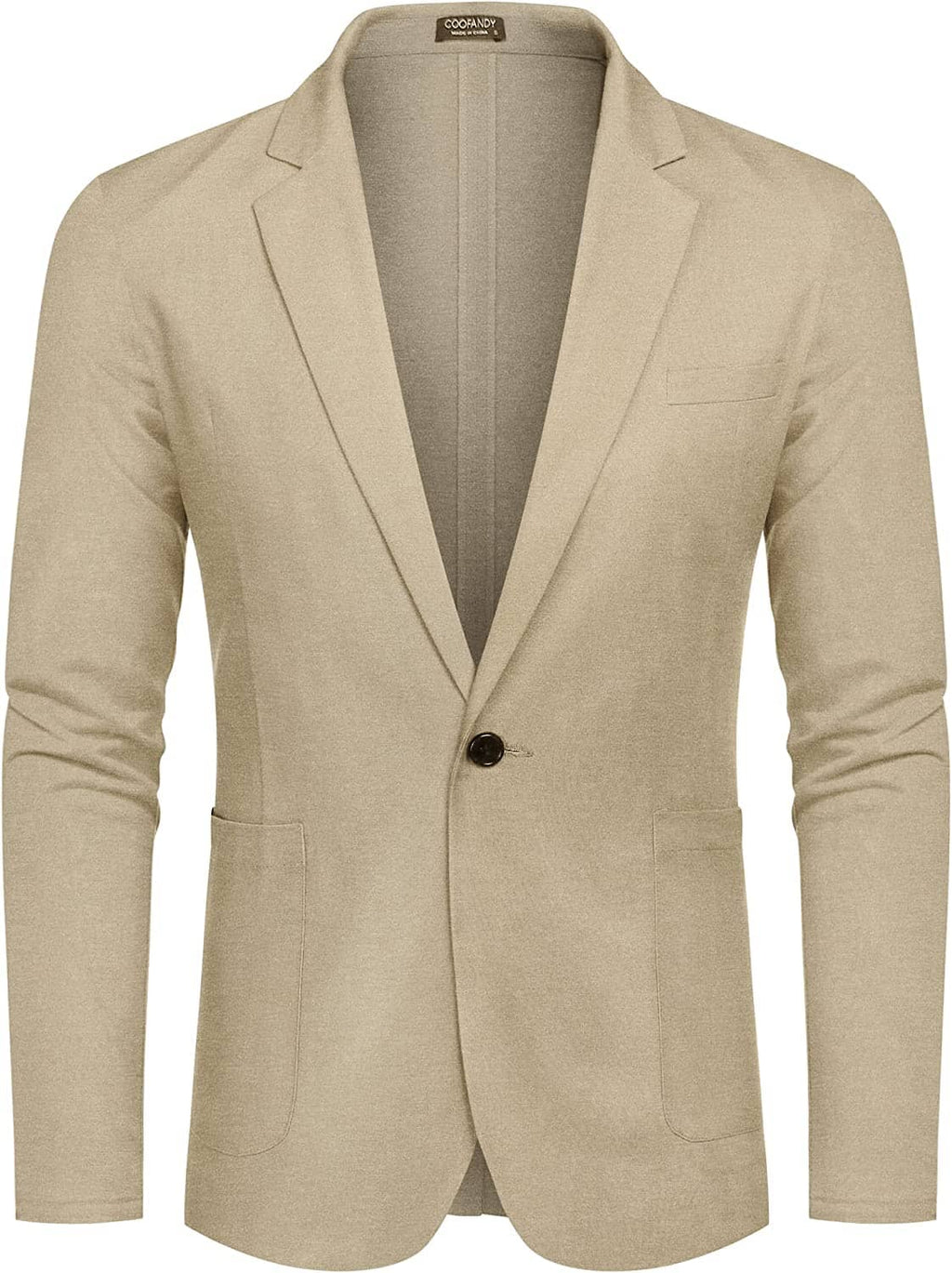 Casual Regular Fit Lightweight Leinen Blazer