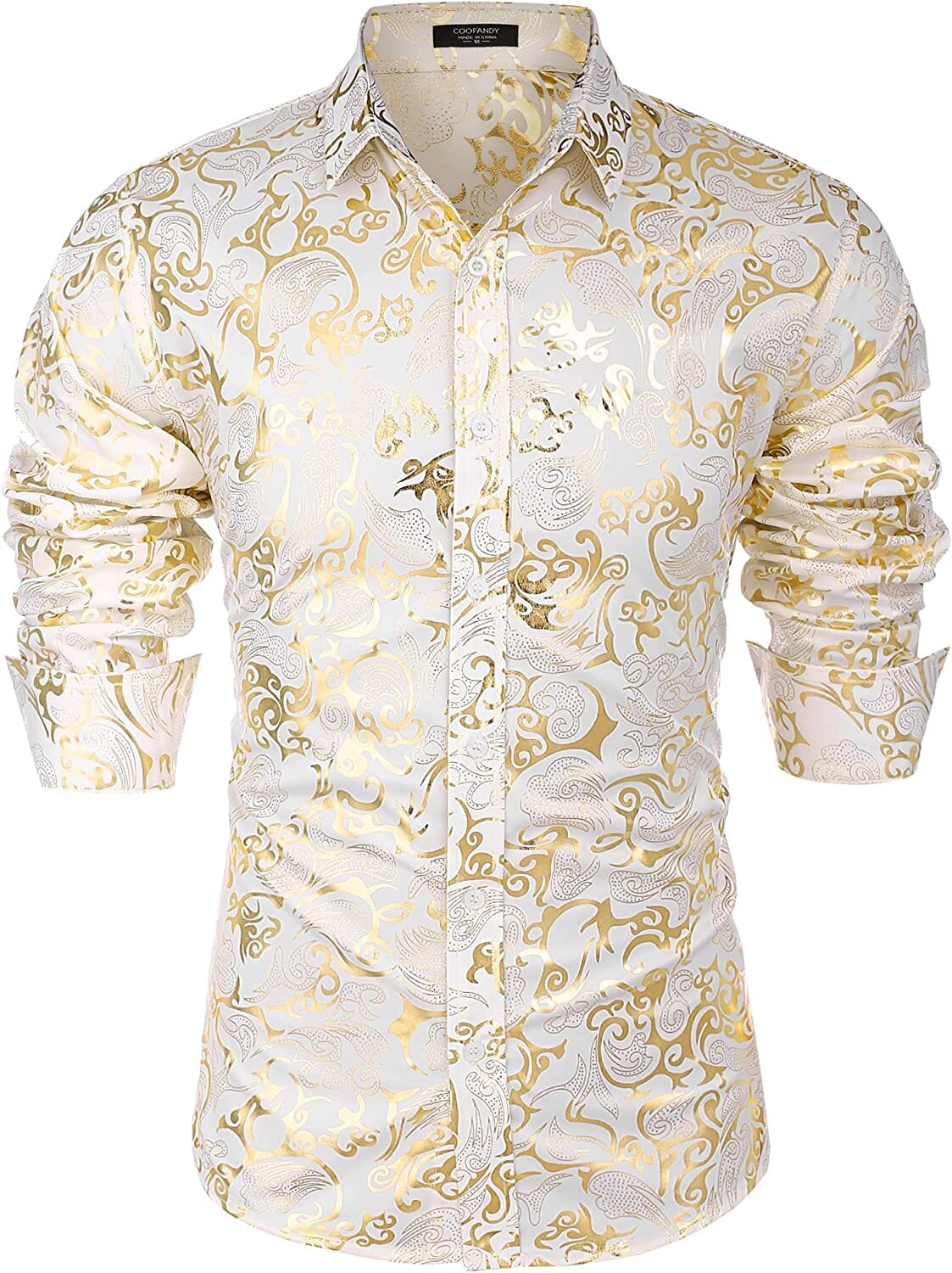 Luxus Design Blumen Dress Hemd