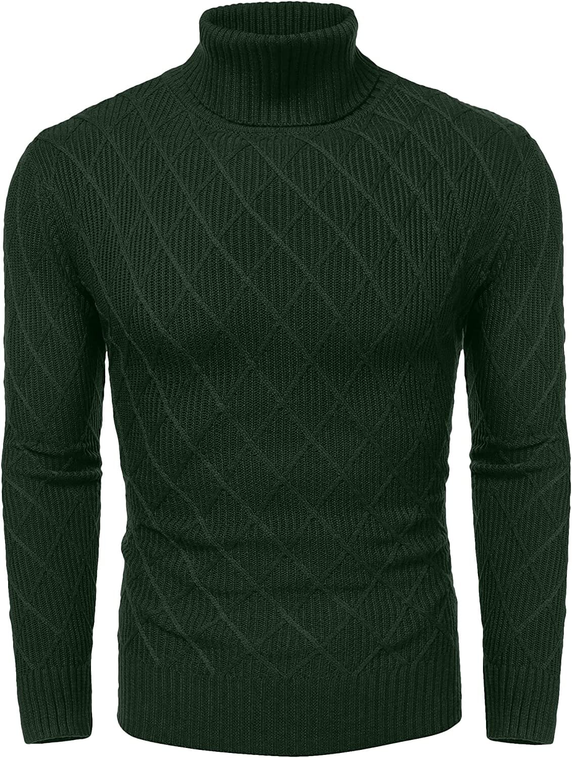 Slim Fit Dick Baumwolle Pullover Rollkragen Pullover