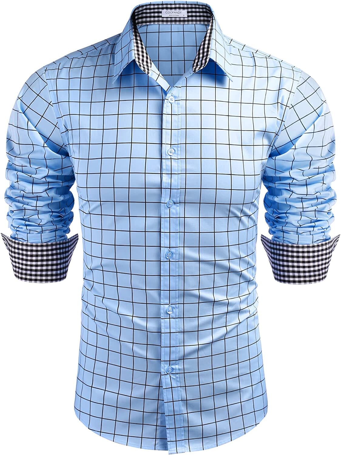 Business Lang Ärmel Slim Fit Dress Hemd