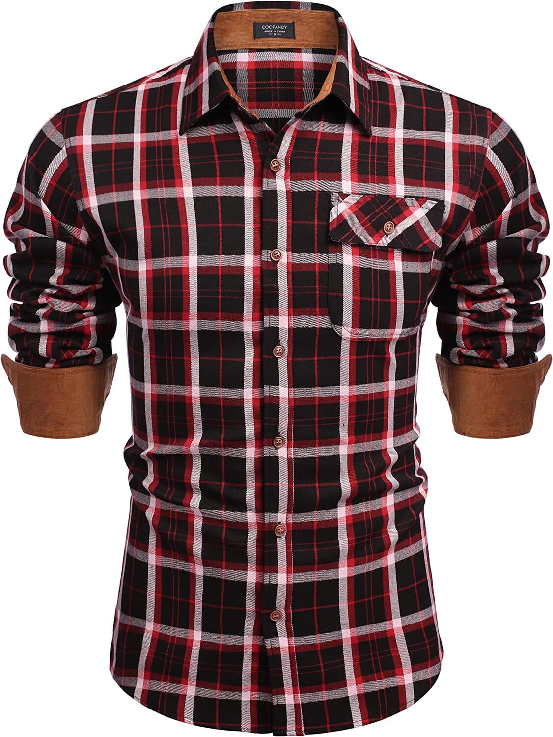Flannel Knopf Down Plaid Hemden