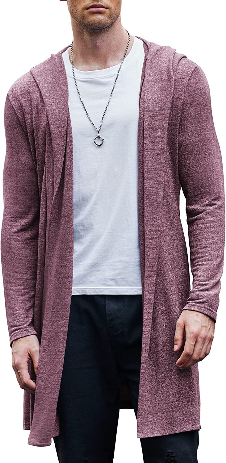 Casual Drape Cape Open Front Cardigan