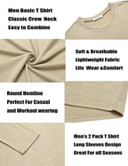 2-Pack Muscle Fitted Workout T-Hemd