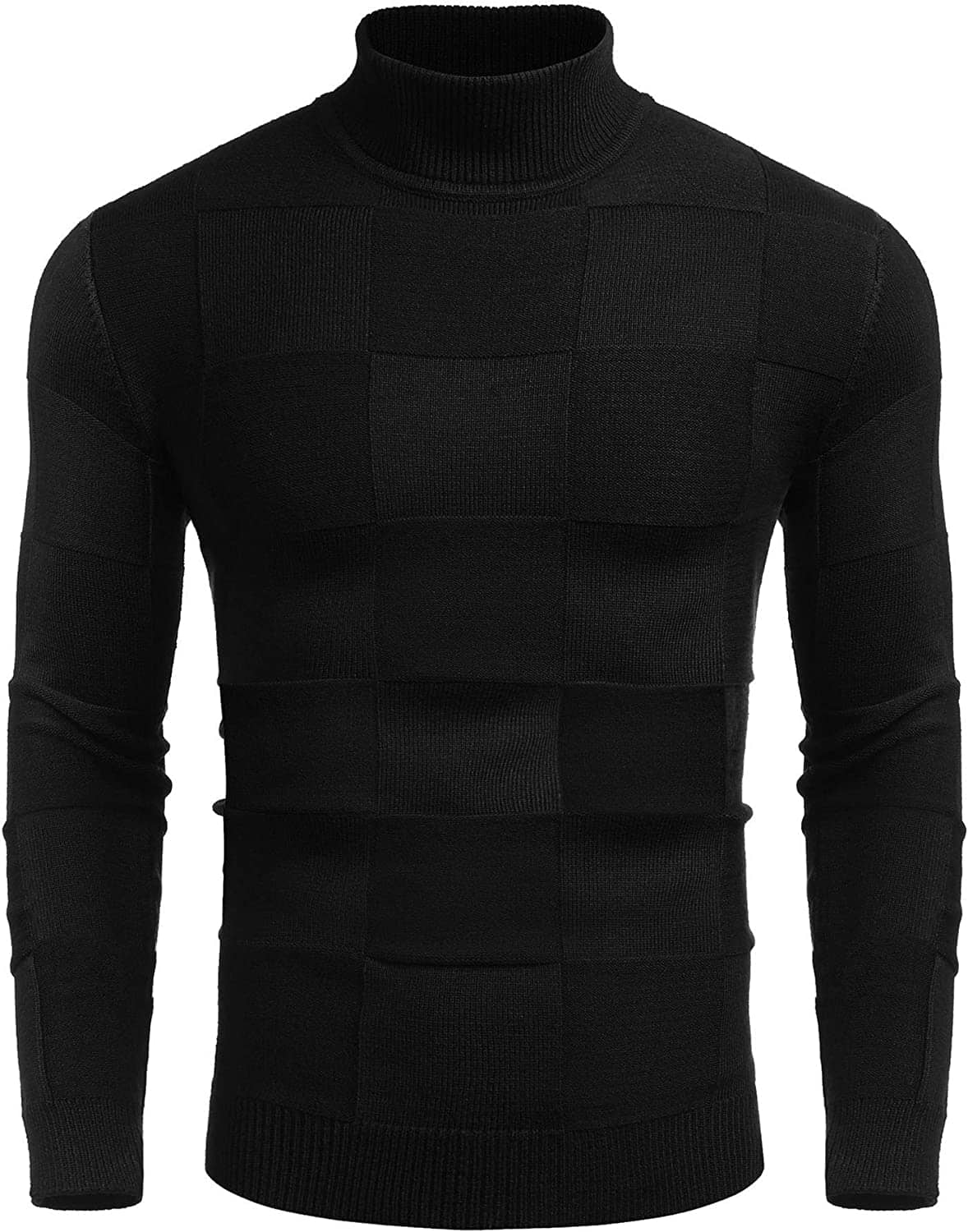 Ribbed Strick Pullover Pullover Turtneck Pullover