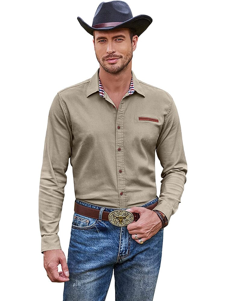 Casual Knopf Denim Hemd