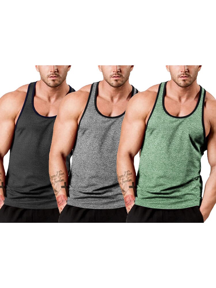 Men's 3-Pack Fitness Weste
