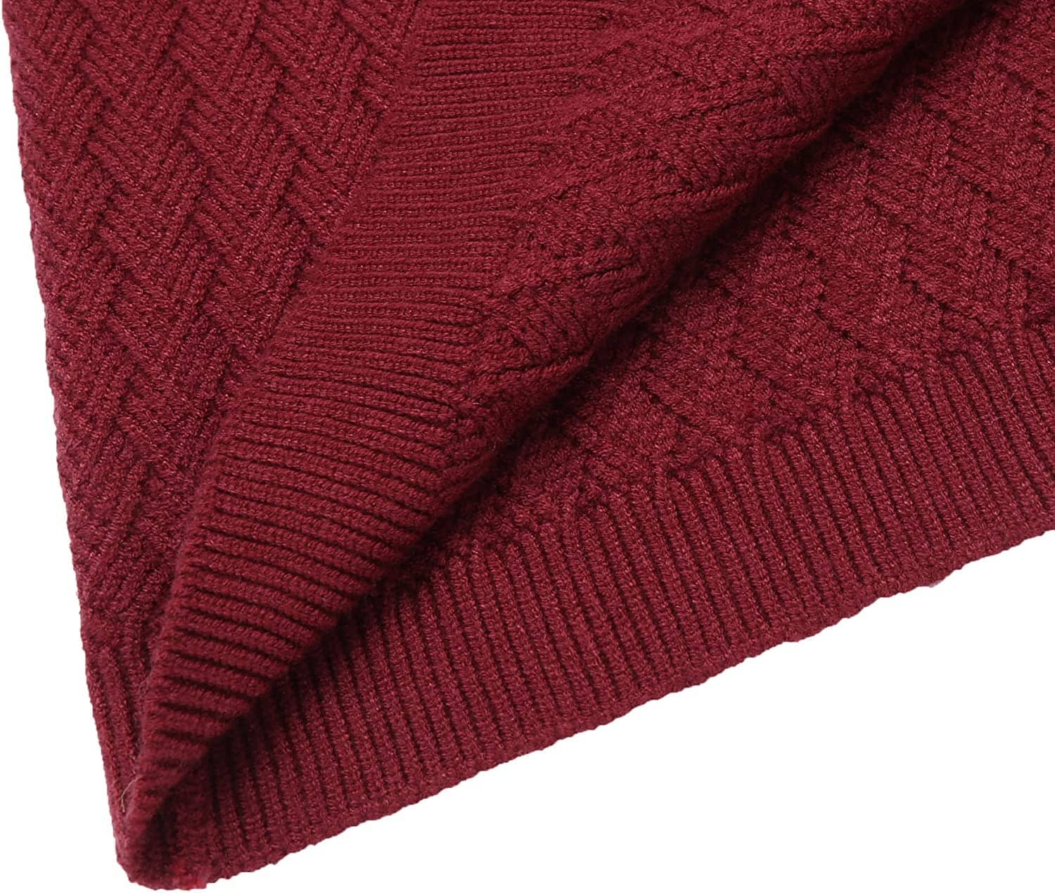 Rollkragen Patterned Strick Pullover Pullover