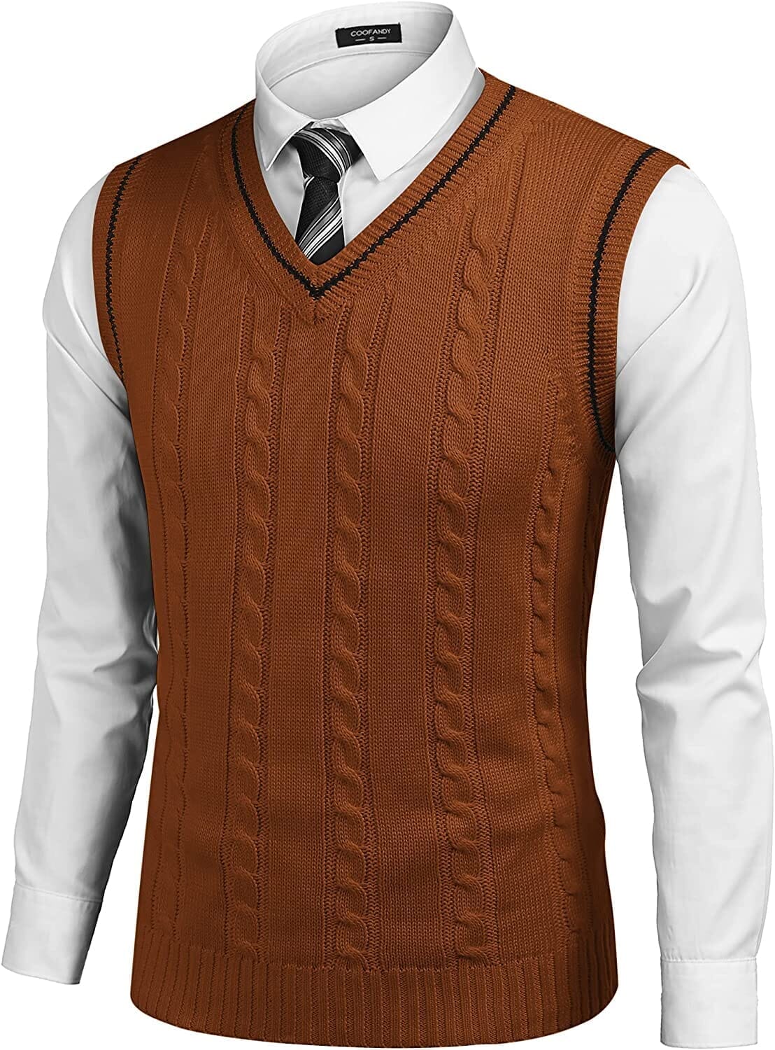 V Neck Sleeveless Strick Pullover Weste Pullover
