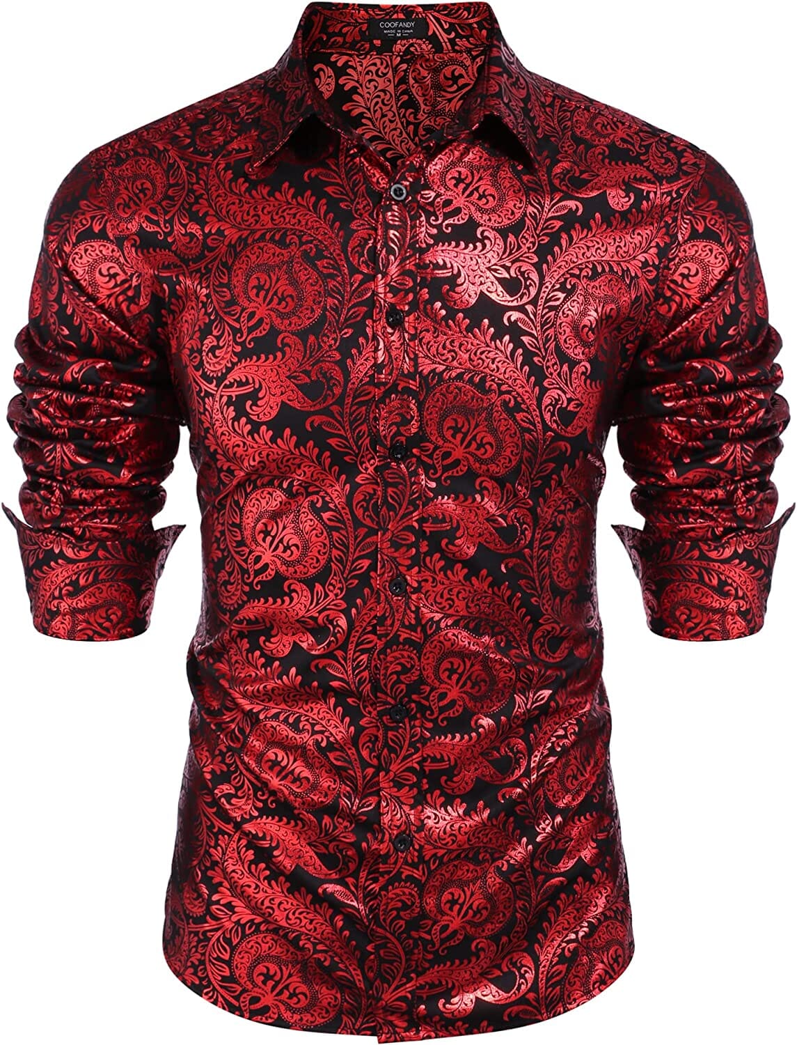 Luxus Design Blumen Dress Hemd