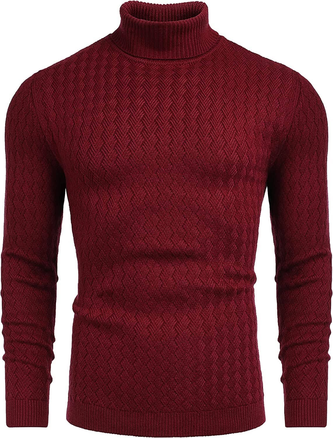 Rollkragen Patterned Strick Pullover Pullover