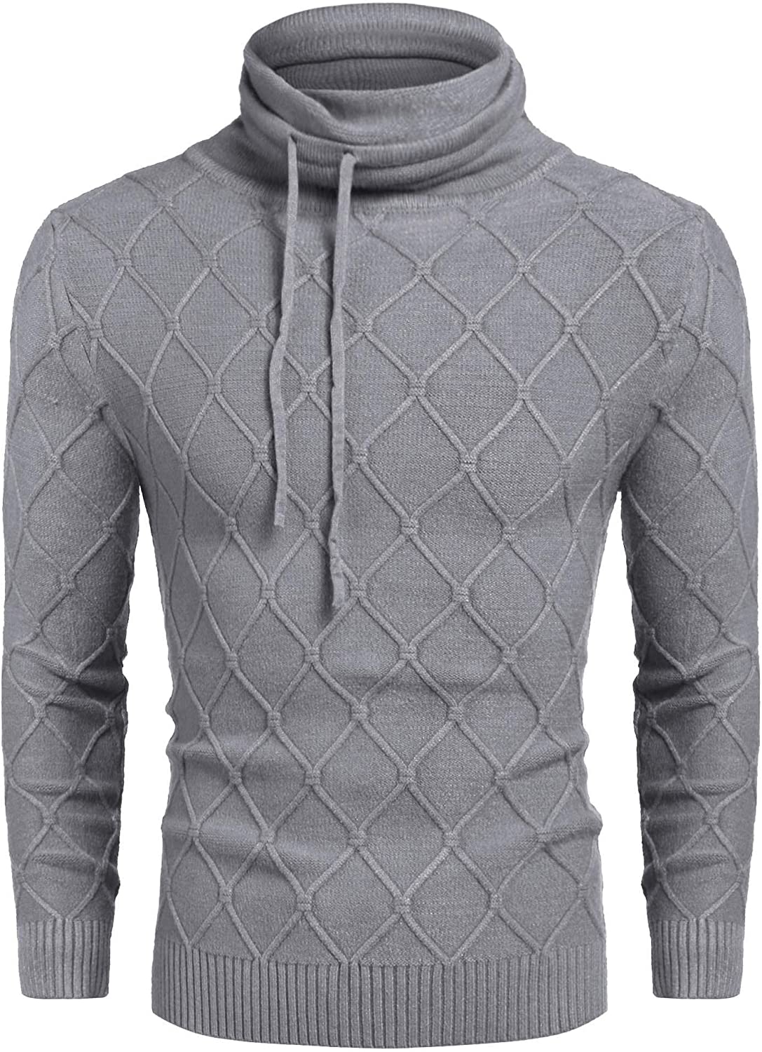 Men's Strick Rollkragen Pullover Casual Thermal Lang Ärmel Pullover