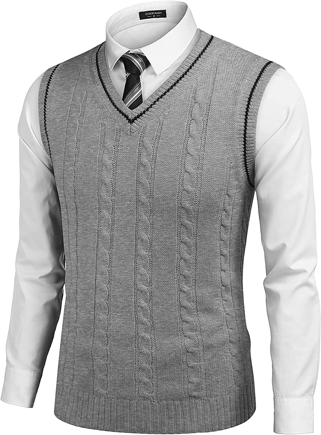 V Neck Sleeveless Strick Pullover Weste Pullover