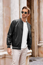 Lightweight Windbreaker Full Zip Jacke